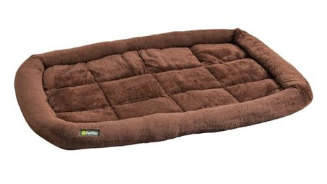 Fellby Hundebett Braun aus Polyester 95 x 65 cm – Bild 1 von 2
