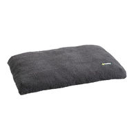 Produktbild von Fellby Hundedecke aus Plüsch Premium Grau 70 x 100 cm