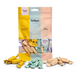 Fellby Hundesnacks Filet-Bonbons Selection Trockenfleisch mit hohem Fleischanteil und Monoprotein Ente Huhn Pferd 65g - 65 g – Bild 1 von 2