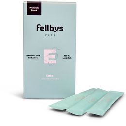 Produktbild von Fellbys Katzensnacks Liquid Ente Paste für Katzen 90g (6x15g) - 6 x 15 g