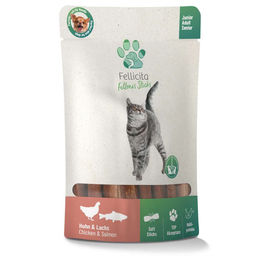 Produktbild von Fellicita Cat Fellonis Katzenfutter Huhn und Lachs 10x50g - 10 x 50 g