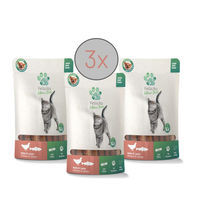 Produktbild von Fellicita Fellonis Katzensnacks Crunchy Sticks Huhn und Lachs getreidefrei 3 x 50g