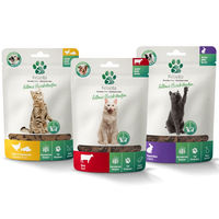 Produktbild von Fellicita Fellonis Katzensnacks Leckerli Mixpaket Fleischstreifen Rind Kaninchen Huhn Fisch 3 x 50g - 3 x 50 g