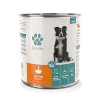 Produktbild von Fellicita Hundefutter Pastete Ente Gans und Hirse glutenfrei 800g
