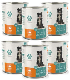 Fellicita Hundefutter Ragout Ente Gans und Hirse Adult Glutenfrei 6 x 800g - 6 x 800 g – Bild 1 von 3