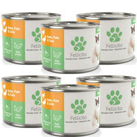 Produktbild von Fellicita Hundepaté Huhn Pute und Ente getreidefrei ohne Farb- und Aromastoffe 6 x 200g - 6 x 200 g