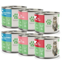 Produktbild von Fellicita Katzen Nassfutter Adult Fisch Pastete Getreidefrei 6 x 200g - 6 x 200 g