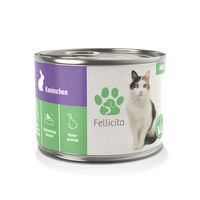Produktbild von Fellicita Katzennassfutter Kaninchen Pastete Monoprotein Getreidefrei Adult 200g - 6 x 200 g