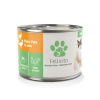 Produktbild von Fellicita Katzenpastete Huhn Pute und Ente getreidefrei 200g