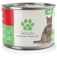 Produktbild von Fellicita Katzenpastete Rind Monoprotein Adult 6x 200g - 6 x 200 g