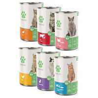 Produktbild von Fellicita Mixpaket Nr. 4 Katzennassfutter Pastete für Adult Katzen getreidefrei 6 x 400 g - 6 x 400 g