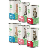 Produktbild von Fellicita Multiprotein Mixpaket Nr. 6 Paté für Adult Katzen 6x 400g - 6 x 400 g