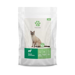 Produktbild von Fellicita Premium Katzen Nassfutter Damwild Pastete Monoprotein Getreidefrei Adult 12 x 95g Beutel - 12 x 95 g