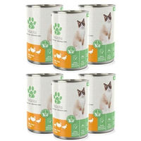Produktbild von Fellicita Premium Katzen Nassfutter Pastete Huhn Pute Ente Adult Getreidefrei 6 x 400g - 6 x 400 g