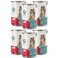 Produktbild von Fellicita Premium Nassfutter für Hunde Rind Monoprotein Pastete Adult 6 x 400g - 6 x 400 g