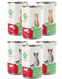 Fellicita Premium Nassfutter für Kitten Pastete Rind und Geflügel getreidefrei 6 x 400g - 6 x 400 g – Bild 1 von 3