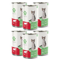 Produktbild von Fellicita Premium Nassfutter für Kitten Rind Pastete Monoprotein Getreidefrei 6 x 400g - 6 x 400 g