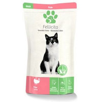 Produktbild von Fellicita Pute Paté Monoprotein Nassfutter für Adult 12x 1,2 kg - 12 x 100 g