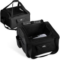 Produktbild von Fellnase Transporttasche für Hunde und Katzen aus Oxford-Gewebe Schwarz 40 x 34 x 25 cm