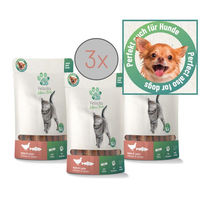 Produktbild von Fellon Fellicita Fellonis Hundesnacks Sticks Huhn und Lachs getreidefrei 3 x 50g