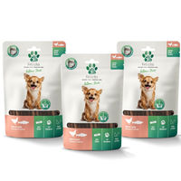 Produktbild von Fellon Fellicita Fellonis Hundesnacks Sticks Huhn und Lachs getreidefrei kaltgeformt 3 x 100g