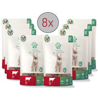 Produktbild von Fellon Hundesnacks Fleischstreifen Rind getreidefrei monoprotein 8 x 50g