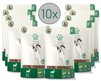 Fellon Katzensnacks Sticks Hirsch getreidefrei und monoprotein 10 x 50g - 10 x 50 g – Bild 1 von 1