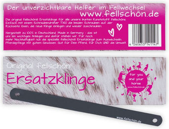 Produktbild von Fellschön Ersatzklingen Fellwechselhelfer Standard Schwarz