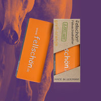 Produktbild von fellschön Fellwechselhelfer aus 100% Recyclingmaterial in Grell-Orange