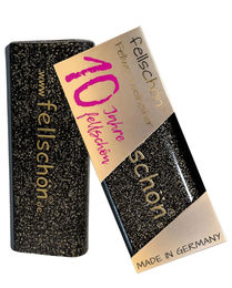 Produktbild von fellschön Pferdebürste Fellwechselhelfer Glitzer Gold Schwarz