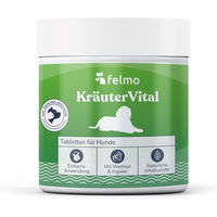 Produktbild von felmo KräuterVital Tabletten für Hunde zur Unterstützung der Magen-Darm-Verdauung 120 Stück