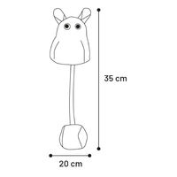 Produktbild von Felsy Flamingo Plüschspielzeug für Welpen mit Maus, Nilpferd, Ball und Seil in Beige und Grau