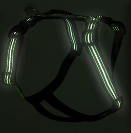 Produktbild von Feltmann Hund Brustgeschirr aus Nylon mit Reflexband in Rot 55-75cm