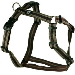 Produktbild von Feltmann Hund Brustgeschirr aus wasserabweisendem Nylon in Braun, 40-60cm, 15mm