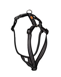 Feltmann Hundegeschirr Soft Grip für sehr kleine Hunde Schwarz Silber Mini wasserabweisend – Bild 1 von 2