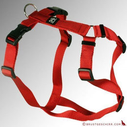 Feltmann Hundekreuzgeschirr aus Nylon in Rot 55-75 cm wasserabweisend – Bild 1 von 1