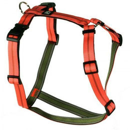Feltmann Hundekreuzgeschirr Softband mit Streifen Orange 70-90 cm – Bild 1 von 2