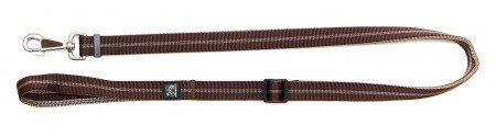 Feltmann Kombileine aus Nylon in Braun mit Streifen, stufenlos verstellbar 100-200cm, 15mm – Bild 1 von 1