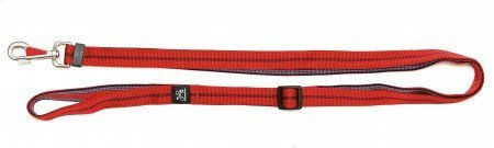 Feltmann Kombileine aus Nylon in Rot mit Streifen, stufenlos verstellbar 100-200cm, 20mm – Bild 1 von 1