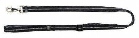 Feltmann Kombileine aus Nylon in Schwarz mit Streifen, stufenlos verstellbar 100-200cm, 20mm – Bild 1 von 1