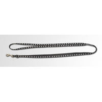 Produktbild von Feltmann Kombileine Mini aus Nylon in Schwarz und Silber für kleine Hunde und Katzen