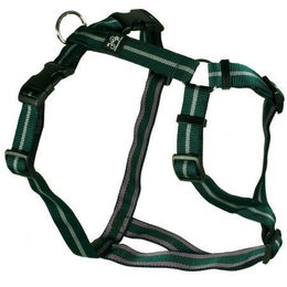 Feltmann Kreuzgeschirr Softband mit Streifen Grün 30-50 cm – Bild 1 von 2