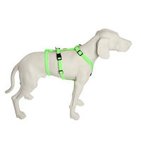 Produktbild von Feltmann No Exit Ausbruchsicheres Hundegeschirr für Angst- und Pflegehunde, Neongrün, Bauchumfang 70-90 cm, 25 mm Bandbreite