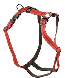 Feltmann Premium Hundegeschirr Kreuzgeschirr aus Polyamid Orange 55-75cm – Bild 1 von 1