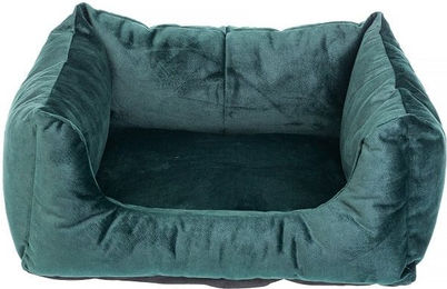 FERA Glamour Hundebett rechteckig grün S 45x50x24 cm mit Silikon – Bild 1 von 2