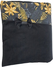 FERA Gold Decke mit Schleife für Hund und Katze OEKO-TEX 64x82 cm – Bild 1 von 3