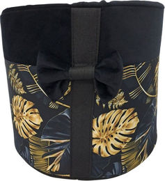 FERA Hundekorb Spielzeugkorb aus Stoff Gold Schwarz 25x28 cm OEKO-TEX – Bild 1 von 1