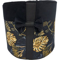 Produktbild von FERA Hundekorb Spielzeugkorb aus Stoff Gold Schwarz 25x28 cm OEKO-TEX