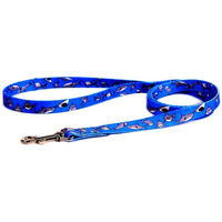 Produktbild von FERA Hundeleine Sharky Blau aus Nylon 130 cm x 1,5 cm - 130 cm