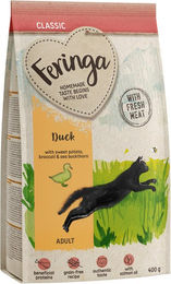 Produktbild von Feringa Adult Classic Katzenfutter Ente getreidefrei 400 g - 400 g